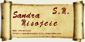 Sandra Misojčić vizit kartica